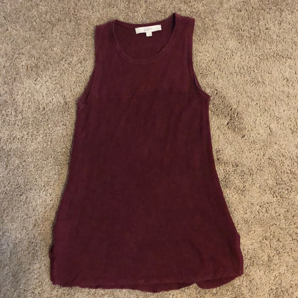 Sleeveless sweater